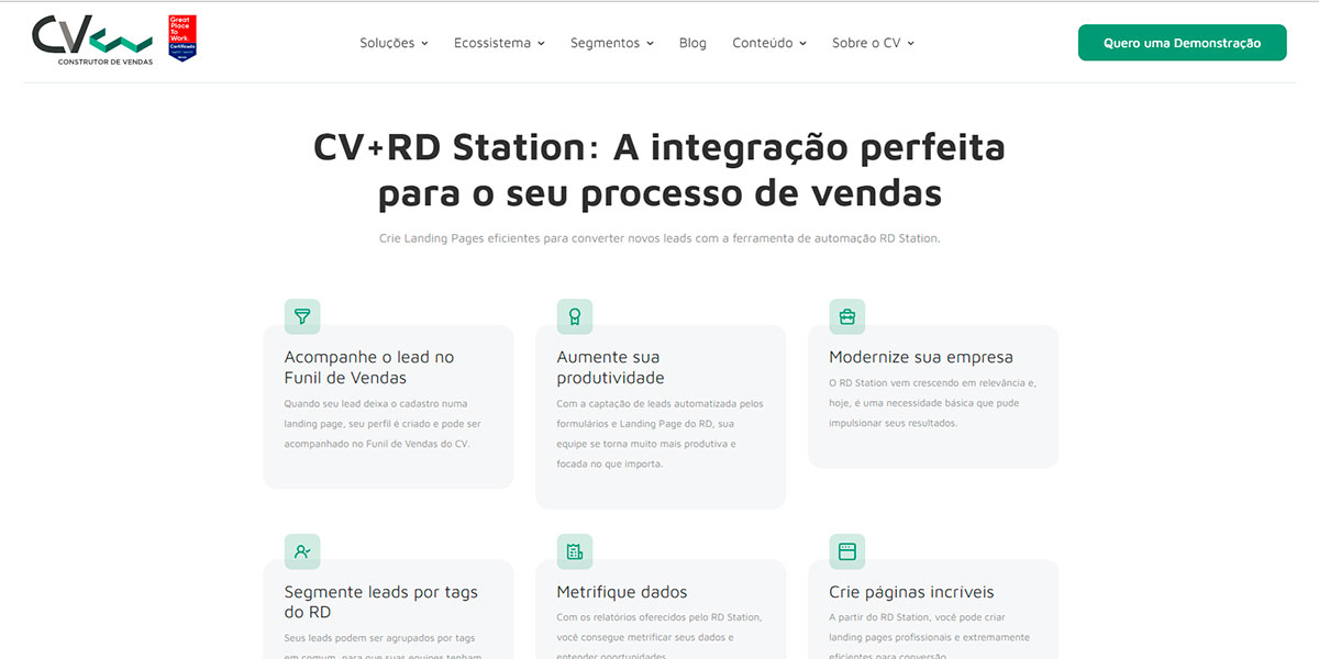 Como usar o RD Station para impulsionar seu CRM | CV CRM